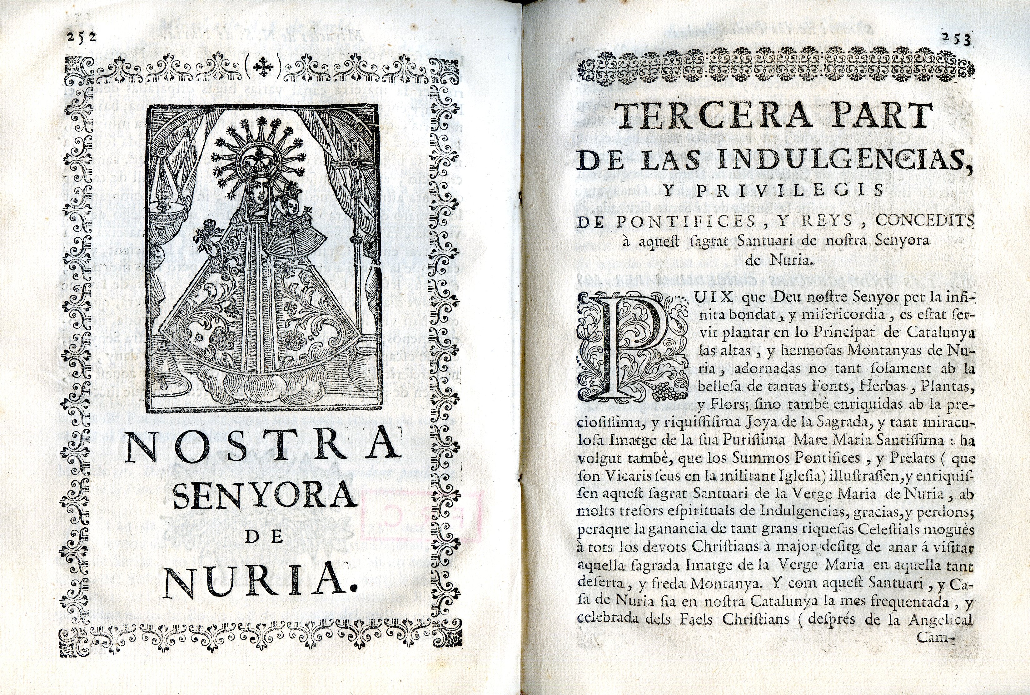 Història, y miracles de la sagrada imatge de nostra senyora de Núria - Miniatura 4